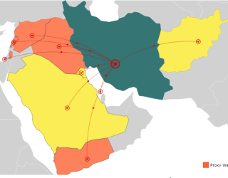 Map of the middle east 